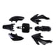 thumbnail image 2 of Carenado De Plastico Kit de carenado negro Kit de cuerpo de carenado de plástico profesional Guardabarros para Honda CRF50, 2 of 8