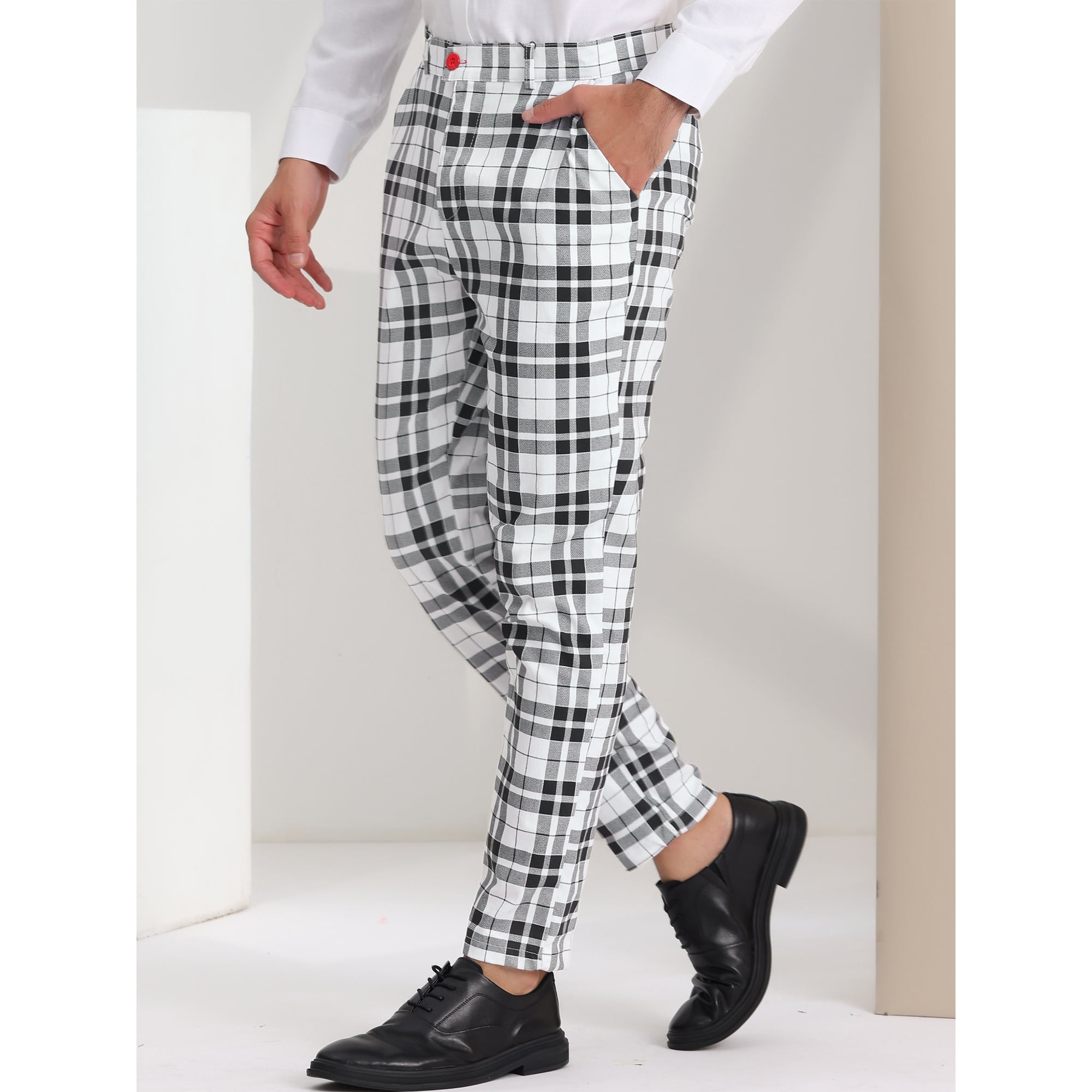 Guys plaid pants outlet