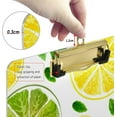 thumbnail image 3 of FMSHPON Lime Lemon Leaves Clipboard Hardboard Wood Nursing Clip Board and Pull for Standard A4 Letter 13x9 inches, 3 of 7