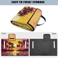 thumbnail image 5 of Yuyamidu Sunset Golf Cart Seat Covers with Pockets Coconut Tree Golf Cart Seat Towel Blanket Club Car Seats Cushion Covers Seaside Golf Cart Accessories Decor, 5 of 8