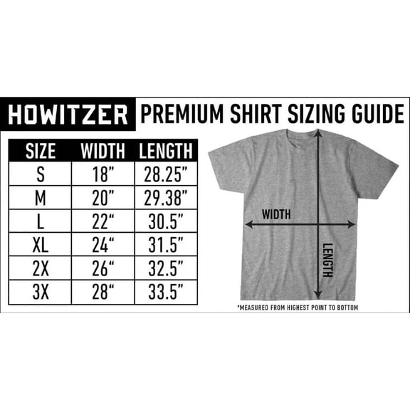 Howitzer Style Men's T-Shirt Military Grunt MFG