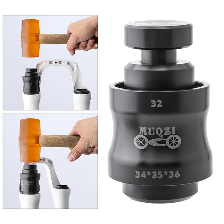 BESPORTBLE Strumento Di Installazione Per Parapolvere Forcella Bici | Utensile 4 In 1 Per Guarnizioni Da 32, 34, 35 E 36 Mm - 4