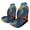 style-1, variant on Nautical Green Sea Turtles Car Seat Covers Front Seat Protector Cover Mat Full Set of 2pc Universal Bucket Seat Cover for Car SUV Automotive