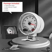 Dyno Racing 3.75 Racing Tachometer Gauge Tacho Meter 7 Color LED Shift Light 0-8000 RPM