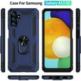 thumbnail image 2 of Grade Drop Impact for Samsung Galaxy A13 5G Case Galaxy A13 Case 360 Metal Rotating Ring Kickstand Holder  Heavy Duty Shockproof Case for Galaxy A13 5G Phone Case (Blue), 2 of 16