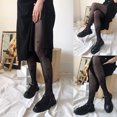 thumbnail image 3 of Women GothSe--Fishnet Bowknot Pantyhose Harajuku Lolita Floral for Butterfly Jacquard Pattern Sheer Mesh Tights Stocki, 3 of 8