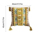 thumbnail image 3 of Pillow Covers, Boho Tufted Pillow Cover With Tassels Woven Jagged Cushion Case For Sofa Bedroom Living Room Decor, 3 of 6