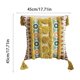 thumbnail image 3 of Fundas de cojín bohemias tejidas a mano con borlas – Fundas de cojín suaves y decorativas para sofá, cama, silla, sala de estar, dormitorio, decoración bohemia con cremallera invisible, 3 of 6