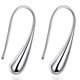 thumbnail image 1 of 925 Sterling Silver Teardrop Waterdrop Raindrop Pendant Earrings - Women's Birthday, Christmas, Mother's Day Gift, 1 of 5