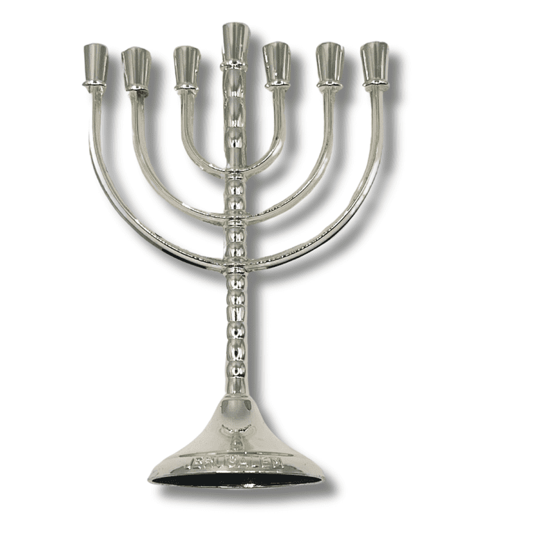 3 Arches USA Silver-Plated 7-Branch Menorah photo 6