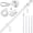 5 FT - No Bracket, variant on 7 FT - With Bracket Thickened Stainless Steel Wall Mount Flag Pole Kit