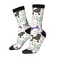 thumbnail image 1 of Balery Colorful Poodle Dog Calcetas Largas con Estampado para Hombre y Mujer – Suaves y Transpirables, Talla Única (US 5-11), 1 of 6