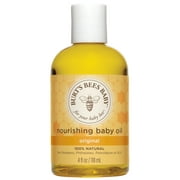 Burt's Bees Baby Nourishing Baby Oil, 100% Natural Origin Baby Skin Care - 4 Ounce Bottle