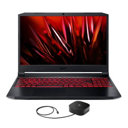 Acer Nitro 5 AN515-57 Gaming/Business Laptop (Intel i7-11800H 8-Core, 15.6in 144Hz Full HD (1920x1080), GeForce RTX 3050 Ti, 32GB RAM, Win 10 Pro) with G2 Universal Dock