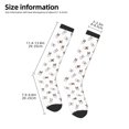thumbnail image 2 of Sikiie Bbaseball Dog Knee Socks, High Socks Long Stretchy Sock Women Knee High Stocking, Long Socks for Women, 2 of 6
