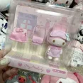 thumbnail image 2 of Figura de acción de muñeco flocado Sanrio, My Melody Kuromi Cinnamoroll Pochacco, traje de dormir, restaurante, camarero, Mini vestidor, juguete de regalo577, 2 of 5