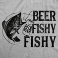 thumbnail image 2 of Mens Beer Fishy Fishy T shirt Funny Fishing Drinking Hilarious Saying Novelty Graphic Tees, 2 of 9