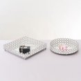 thumbnail image 2 of Bandeja de metal Bandeja de almacenamiento de hierro de estilo europeo Bandeja decorativa de cristal para cosméticos Adornos ligeros de lujo, 2 of 5