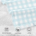 thumbnail image 3 of Coolnut Checks Face Hand Towel Set, Cotton Washcloths, Quick-Dry Highly Absorbent Bath Towels 2 Pcs for Bathroom Ktichen Travel SPA Gym, 16"x28", 3 of 6