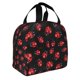 thumbnail image 2 of Easygdp Beautiful Red Ladybug Bolsa Térmica Premium - Tela Oxford Impermeable, Gran Capacidad, Bolsillo Frontal, Unisex para Trabajo, Escuela, Actividades al Aire Libre y Picnics, 2 of 8