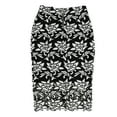 thumbnail image 2 of bar III Womens Lace Pencil Skirt, Black, XX-Small, 2 of 2