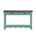 thumbnail image 4 of The Pioneer Woman Helen Console Table Made With Solid Wood Frame, Teal, 4 of 10