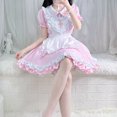 thumbnail image 3 of Disfraz de mucama japonesa clásica popular de manga corta, lindo disfraz de mucama japonesa, vestido de disfraz de mucama lolita, 3 of 5