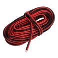 thumbnail image 1 of Unique Bargains 0.5mm2 Indoor Outdoor PVC Insulated Electrical Wire Cable Black Red 12 Meter, 1 of 2