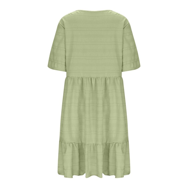 green emerald velvet dress Maeve Pleated Midi Dress: Floral Midi Dress, Sundress, Plisse Dress, Blue  Midi, Green Midi, Summer Dress main image 1