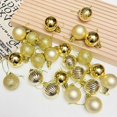 thumbnail image 4 of 24 piezas de pequeñas bolas de Navidad, adornos colgantes, adornos para árboles de Navidad, suministros para fiestas, regalos de Año Nuevo, 4 of 5