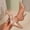 Beige, variant on Women One Strap Pointed Toe Backless Fine High Heel Sandals Fashion Casual Summer Dress Shoes Silver