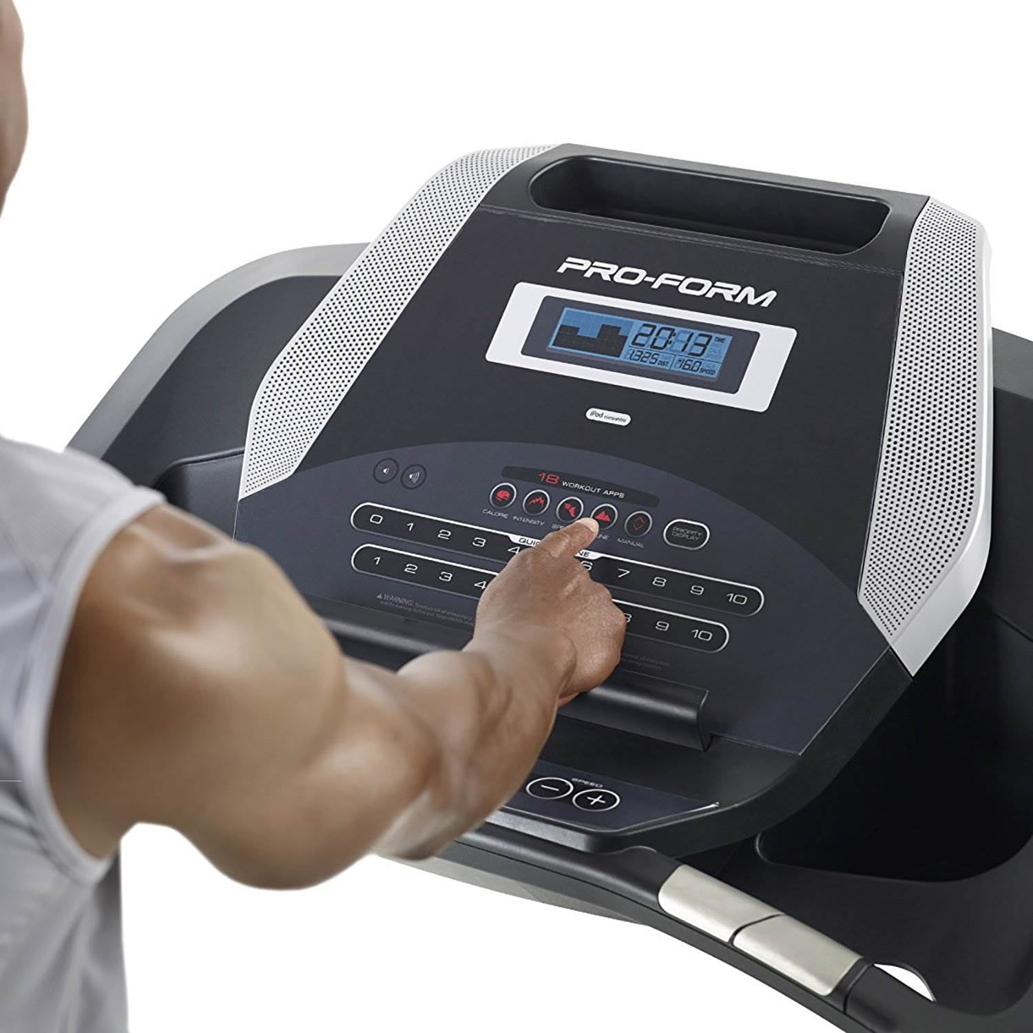ProForm 505 CST Space Saving Folding Incline Treadmill with ProShox Cushioning Walmart