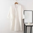 thumbnail image 2 of Women's Short Robes Bathrobe Lightweight Kimono Robes Soft Sleepwear Loungewear for Ladies, 2 of 3
