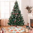 thumbnail image 7 of Sikiie Peach 30-48 inches {designName} Print Christmas Tree Skirt Snowman Xmas Tree Skirt with Edge Christmas Decorations for Holiday Party48", 7 of 7