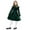 C104/Green, variant on Afdoent Girls Fashion Dresses Christmas Girls Long Sleeve Party Dress With Flounce Hem Netting Pageant Gown For And Performance 5-6 Years
