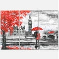 thumbnail image 3 of Design Art - Couples Marchant à Paris, 3 of 3