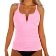 thumbnail image 1 of DGMIOCS Women's Triangle Bikini Bikini Set Pink M, 1 of 6