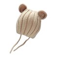thumbnail image 2 of Newborn Winter Beanie Hat for Baby Girls Boys, Infant Toddler Warm Knitted Hat , Unisex-Baby Beanies, 2 of 8