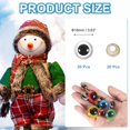 thumbnail image 2 of Uxcell 16mm Safety Eyes, 20Pcs Realistic Doll Crocheting Safety Eyes Clear, 2 of 6