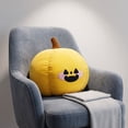 thumbnail image 5 of Homellea Yellow Halloween Pumpkin Ghost Plush Pillow, 12.6 Inch Stuffed Decorative Cushion for Sofa, Bed, Chair, Shelf, Party, Photo Prop and Fall Home Decor, 5 of 8