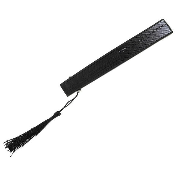 Chinese Style Handmade Folding Fan with Cloth, Lightweight and Compact Decorative Fan for Dance, Photo Props, and Wall Decor