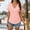 A Pink, variant on Ygbgbb Womens Knitting Cotton Tops Lightweight Spring Summer Casual Sweater Short Sleeve V Neck Pullover Tops Fashion Ribbed Knit Blouses Navy XXL