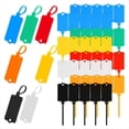 thumbnail image 1 of 200PCS Plastic Shipping Tags,1.46x2.48Inch, Hanging Tags with Sealing Strap,Shipping Cable Tie Tags Label, 1 of 6