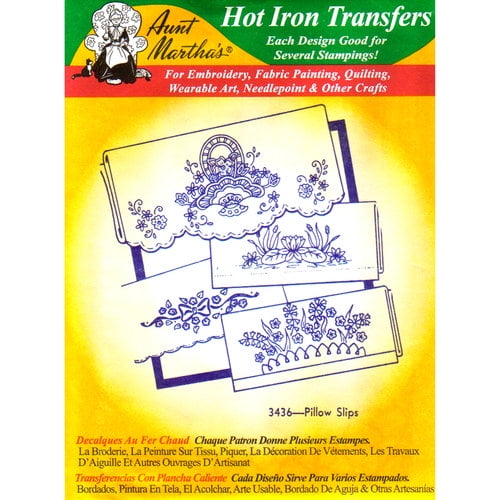 Aunt Martha's 18" x 24" Pattern for Linens Hot Iron Transfer