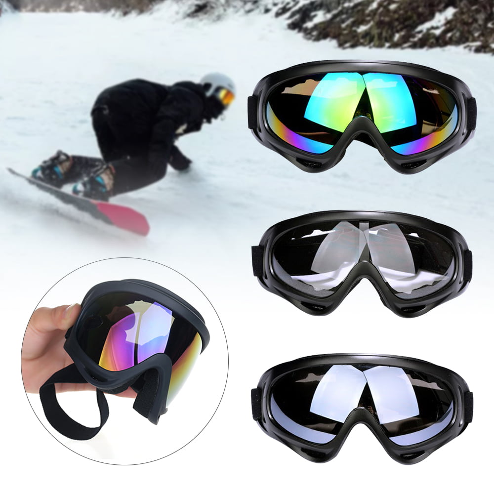 Unisex Goggles Adult anti-fog UV protection MX dirt Snow Ski ATV bike Snowboard 