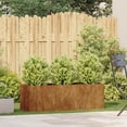thumbnail image 3 of vidaXL Planter Rusty Weathering Steel Large Planter Rectangular, 3 of 9