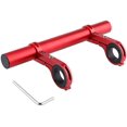 thumbnail image 1 of soporte de extensión de manillar de bicicleta doble de aleación de aluminio duradero y liviano para sostener el velocímetro de la lámpara de la bicicleta eléctrica de la motocicleta, 1 of 2