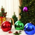 thumbnail image 6 of Ovzne 6 Pack Shatterproof Christmas Balls Ornaments - 2.36In Multicolor Plastic Baubles For Christmas Tree Decor, 6 of 6
