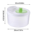 thumbnail image 3 of SDNall A Must-have Kitchen Salad And Vegetable Hand Cranked Quick And Large Capacity Dehydrating And Drying Device At Home, 3 of 9