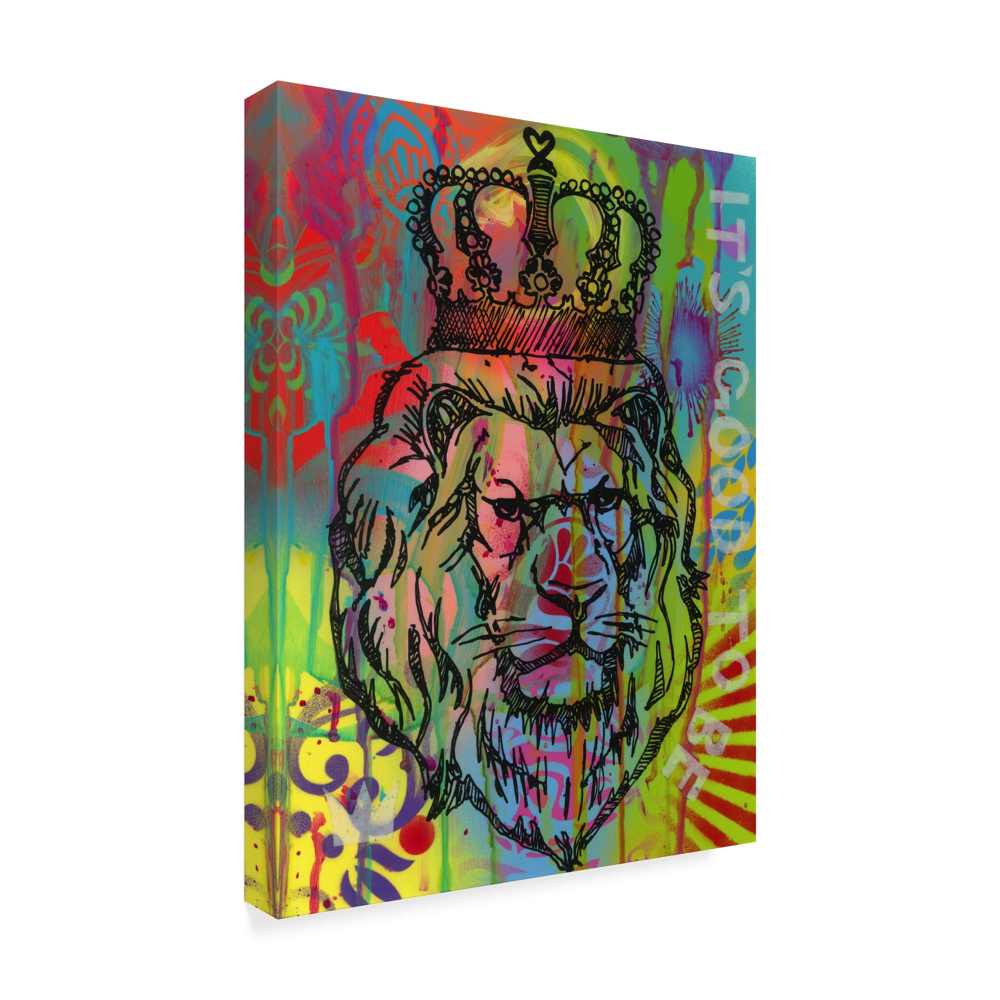 Trademark Fine Art 'Its good to be the king' Canvas Art by Dean Russo